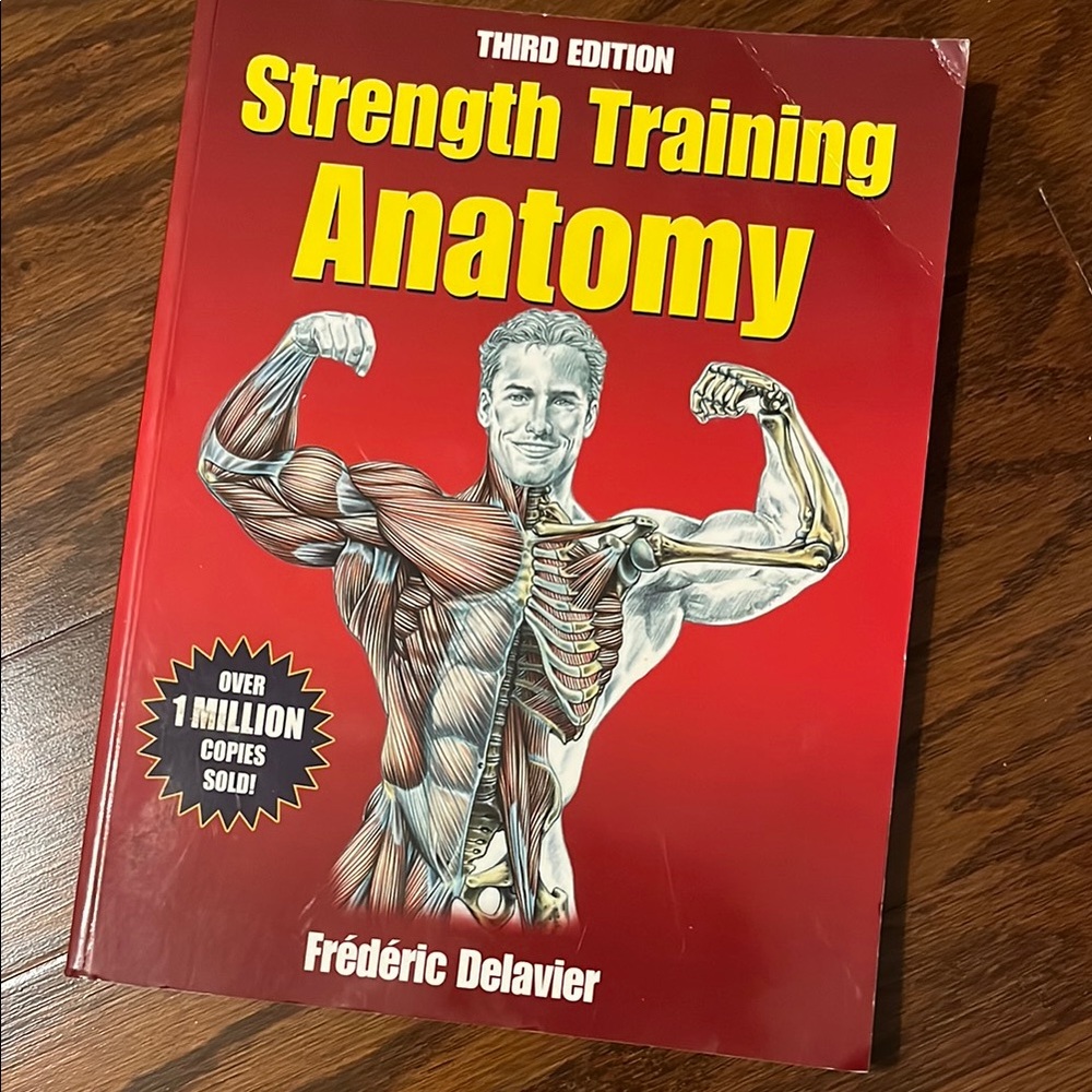 Strength Training Anatomy Book - Red Cover